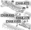 FEBEST CHAB-AVX Control Arm-/Trailing Arm Bush
